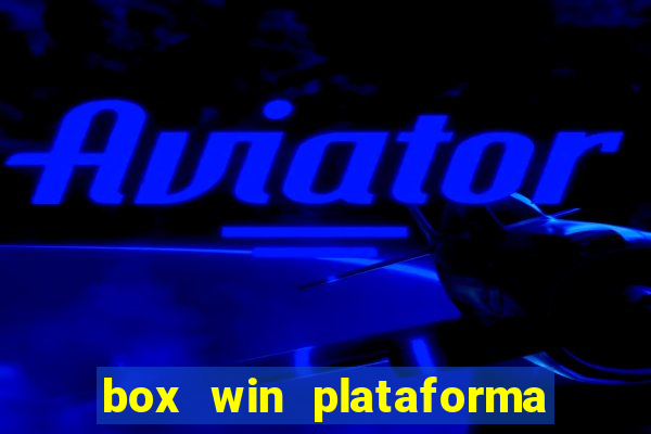 box win plataforma de jogos